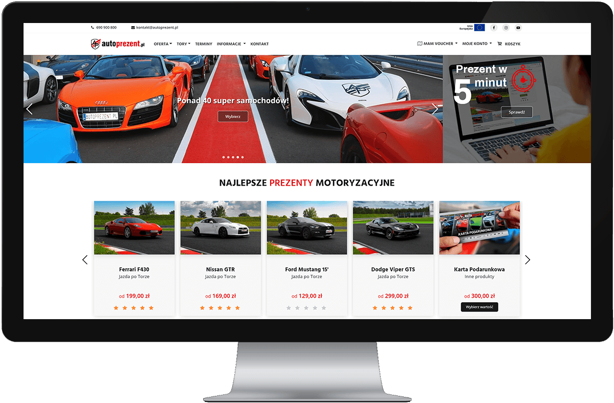 Mockup autoprezent